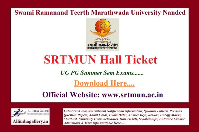 SRTMUN Hall Ticket