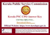 Kerala PSC Civil Police Officer Result