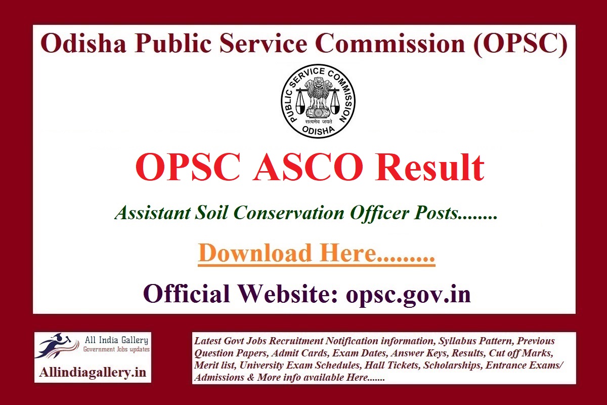 OPSC ASCO Result