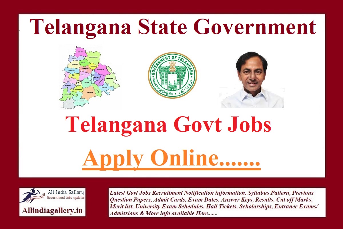 TS Govt Jobs 2022 Notification Telangana TSPSC New 80039 Jobs Employment  Recruitment Notification in various Departments