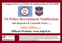 TS Police Constable SI Notification