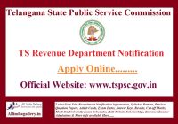 TS Revenue Department Notification
