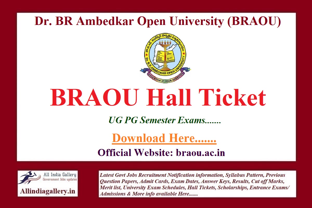 BRAOU Hall Ticket