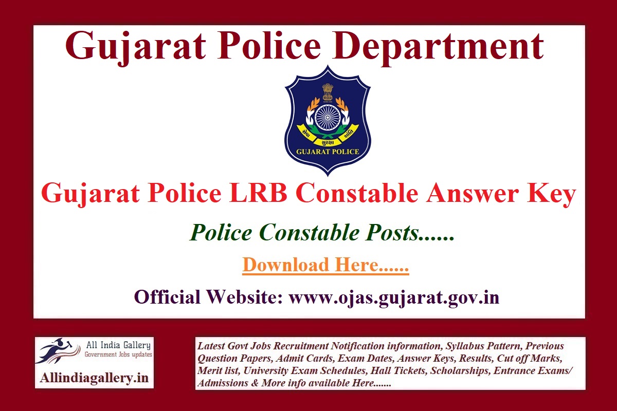 Gujarat Police LRB Constable Answer Key