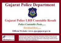 Gujarat Police LRB Constable Result