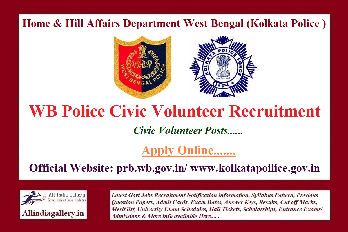 WB Police Civic Volunteer Recruitment
