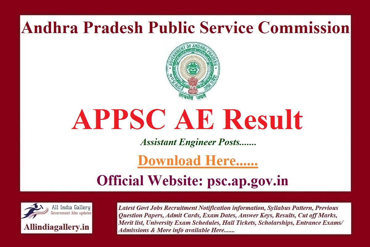 APPSC AE Result