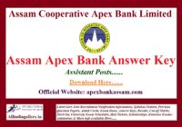 Assam Apex Bank Assistant Answer Key