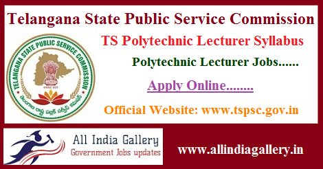 TS Polytechnic Lecturer Syllabus