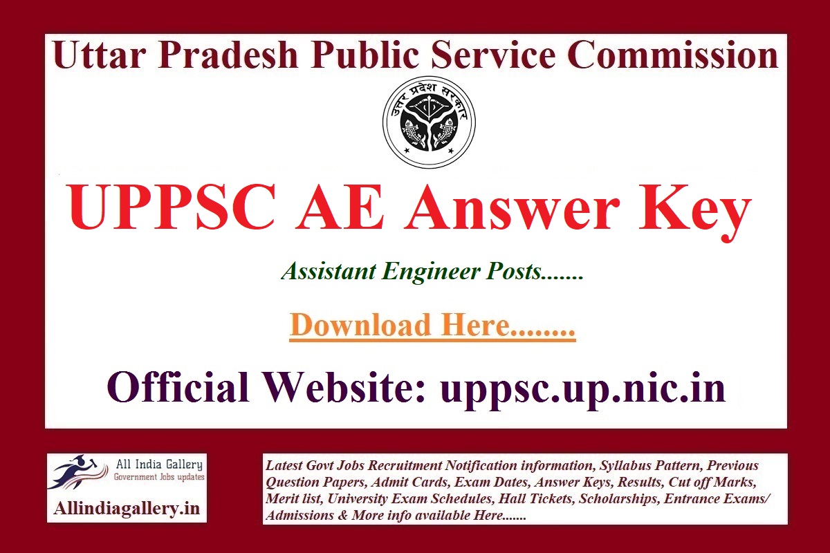 UPPSC AE Answer Key