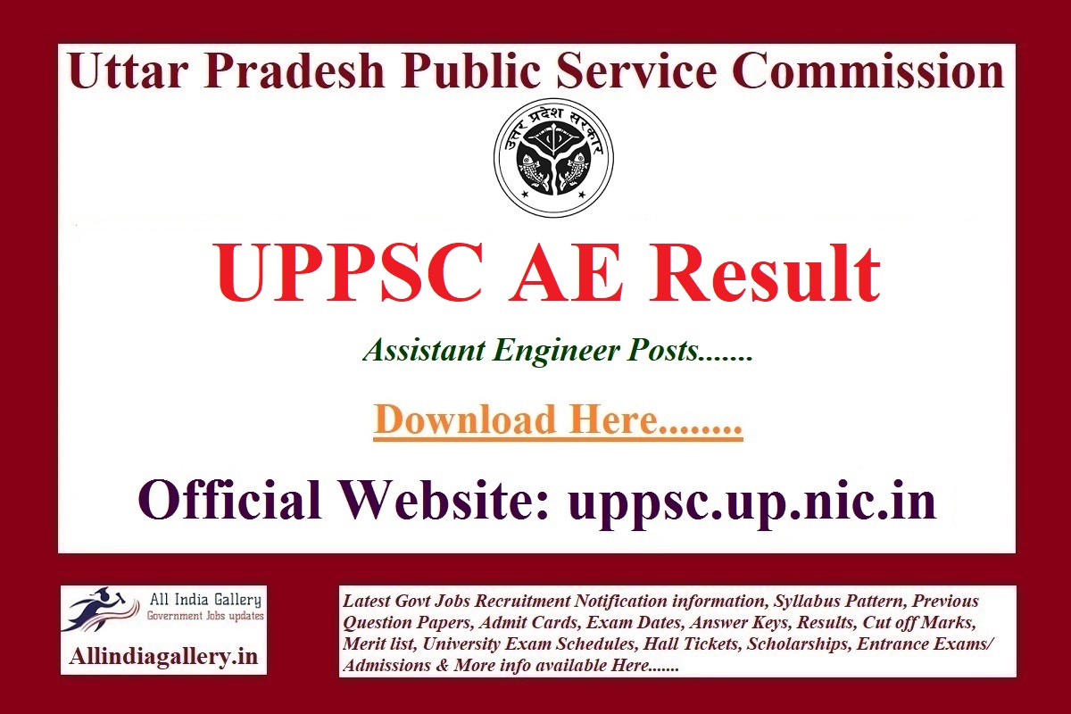 UPPSC AE Result