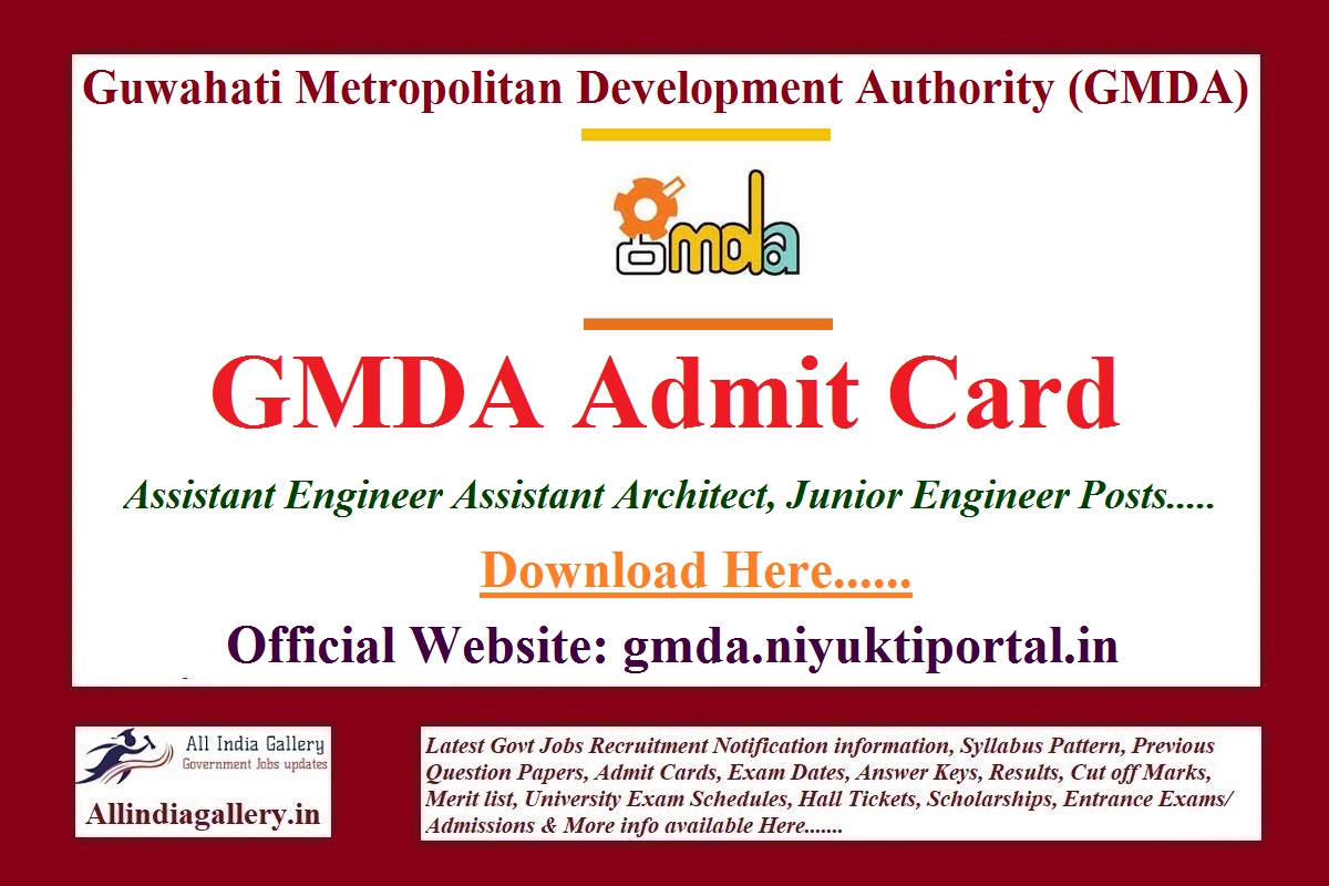 GMDA Admit Card