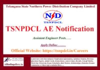 TSNPDCL AE Notification