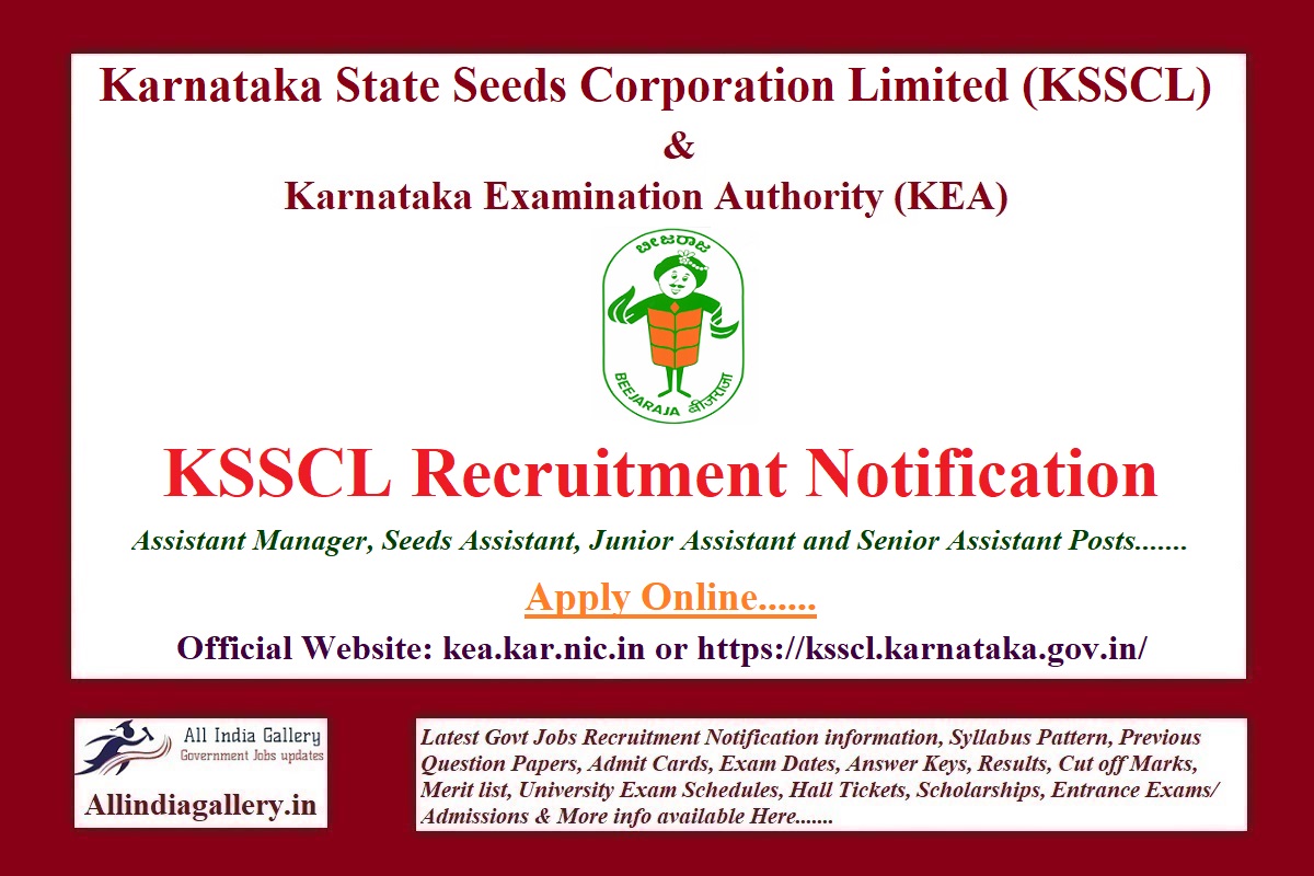 KSSCL Recruitment Notification