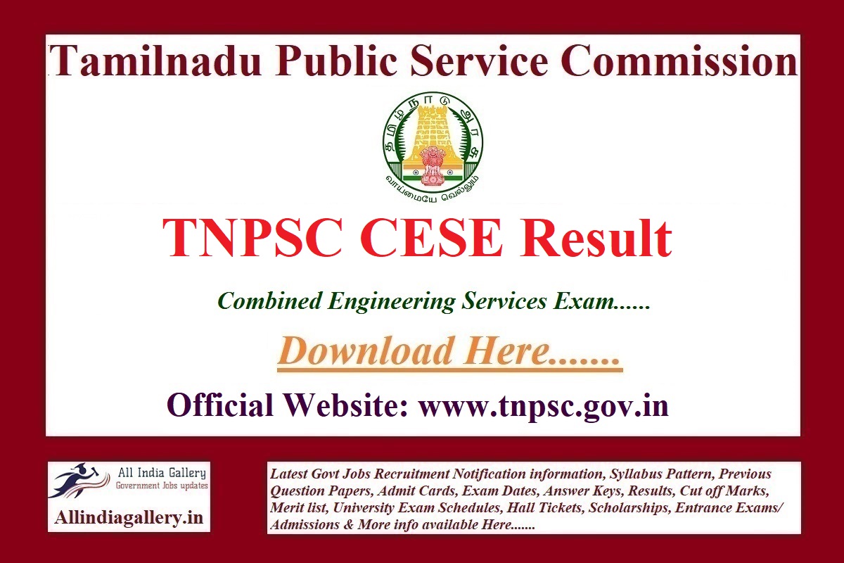 TNPSC CESE Result