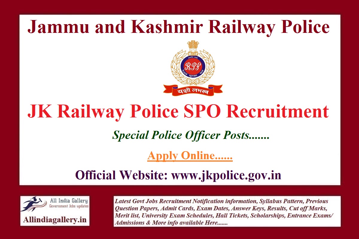 JK Railway Police SPO Recruitment