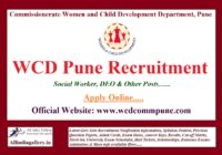 WCD Pune Recruitment