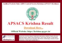 APSACS Krishna Result