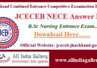 JCECEB NECE BSC Nursing Answer Key