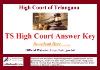 TS High Court Answer Key
