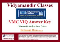 VMC VIQ Answer Key