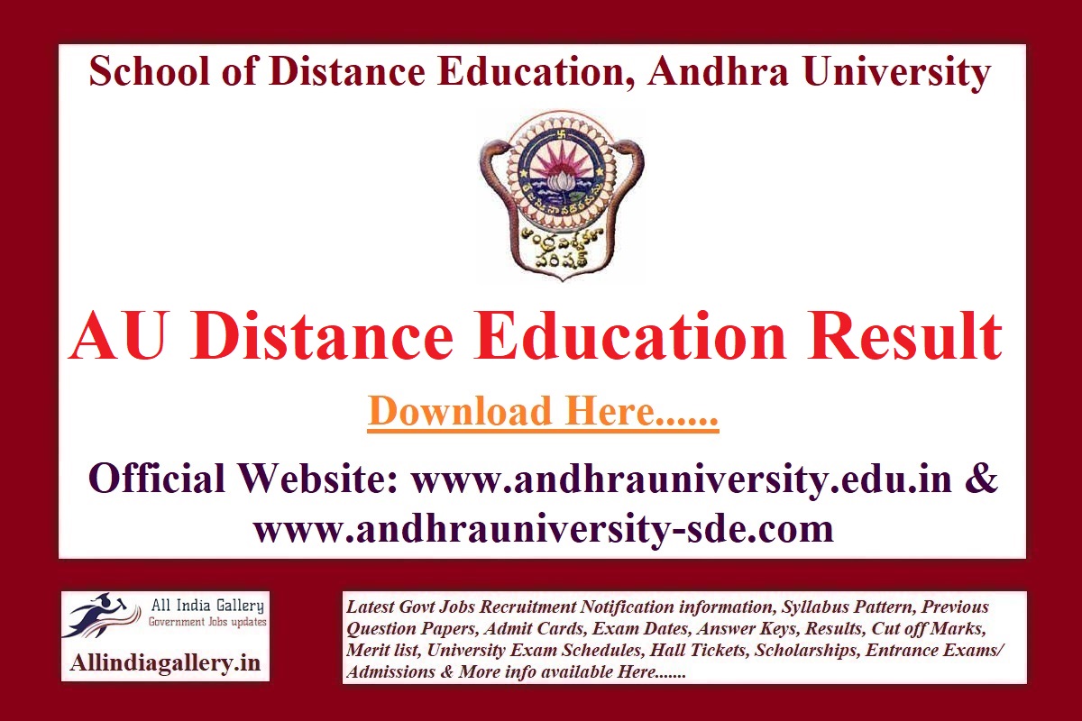 AU Distance Education Result
