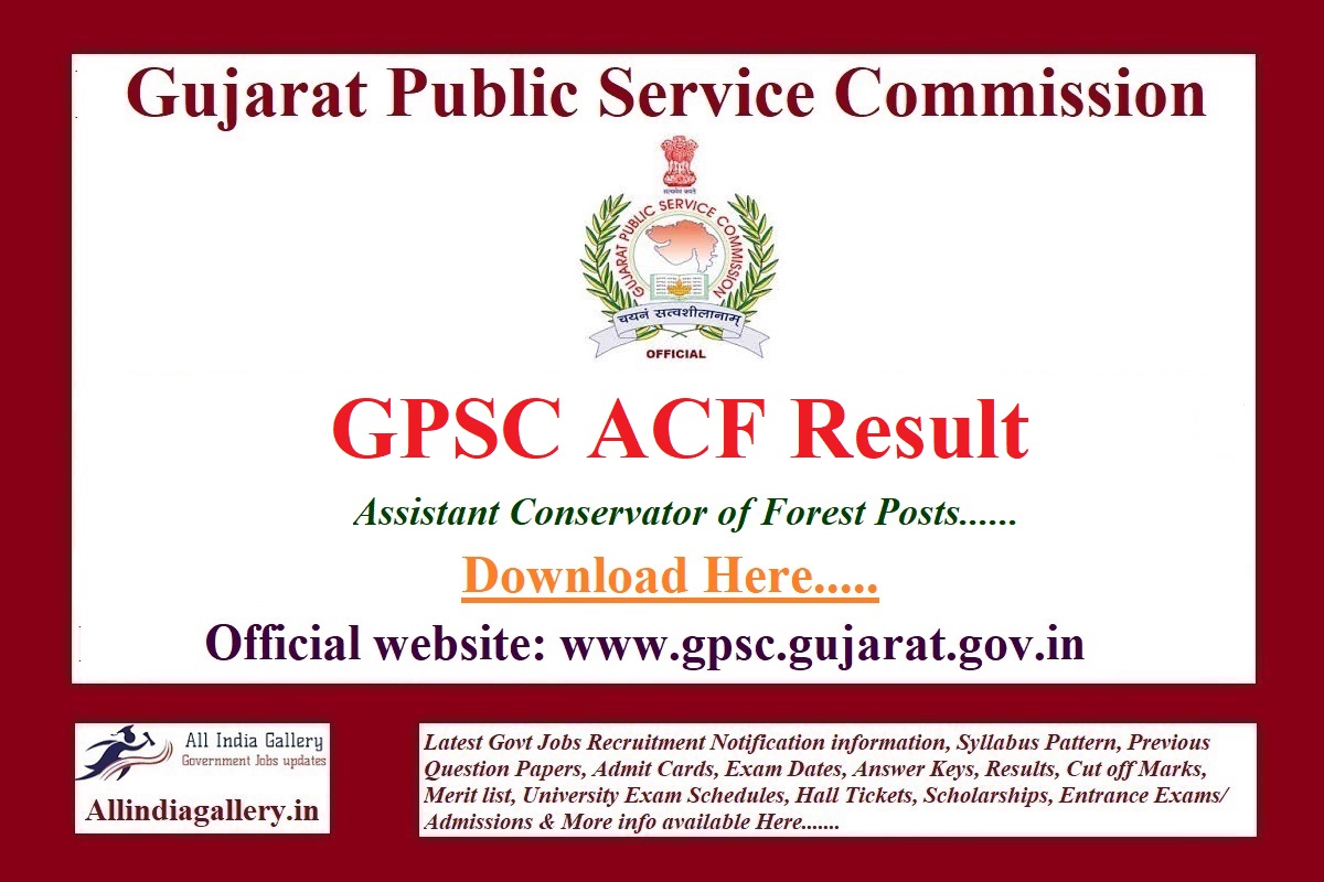 GPSC ACF Result