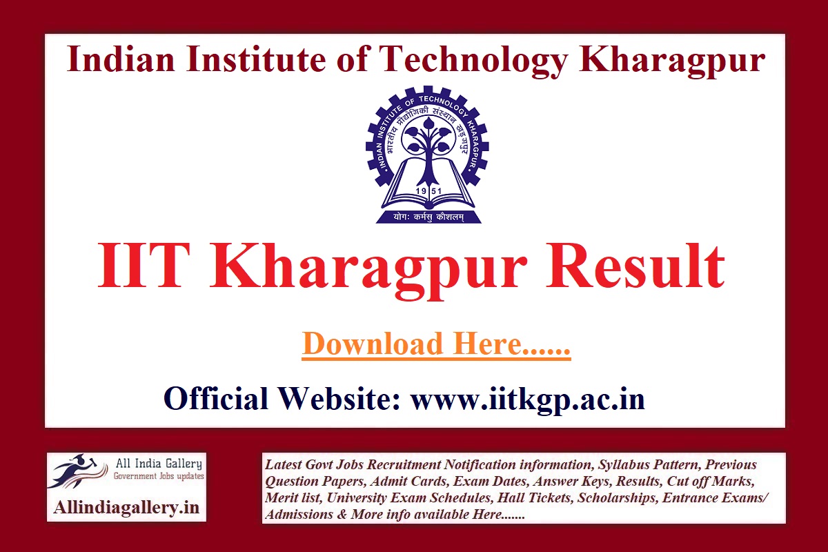 IIT Kharagpur Junior Assistant Result