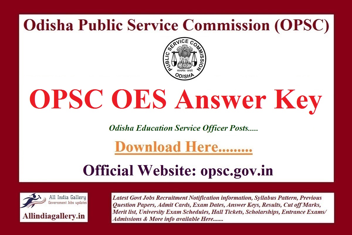 OPSC OES Answer Key