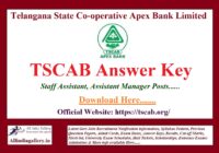 TSCAB Answer Key