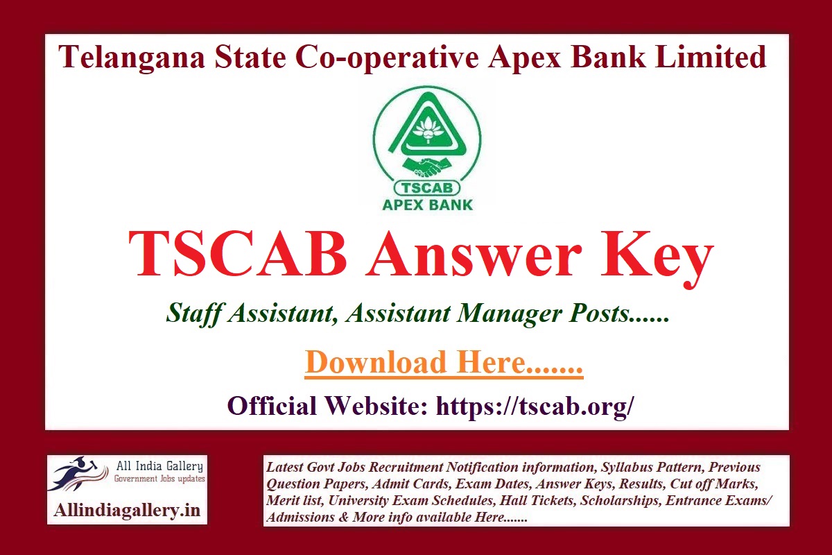 TSCAB Answer Key