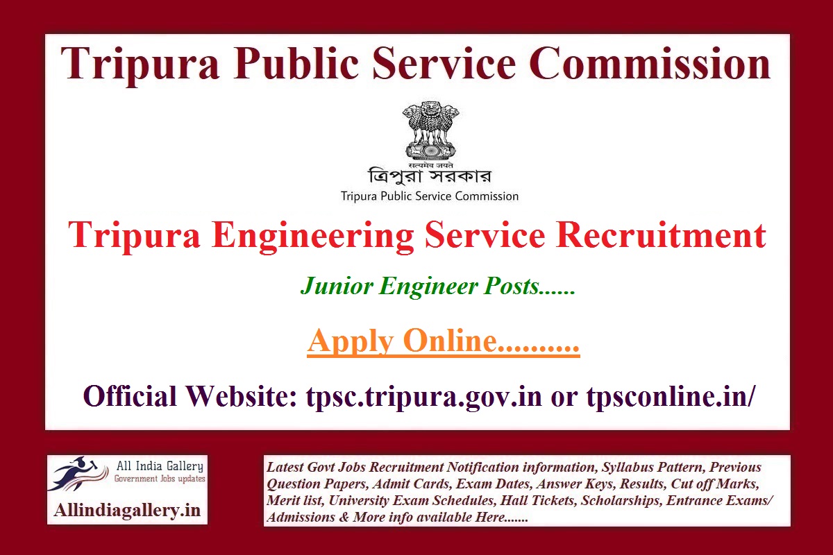 Tripura Engineering Service Recruitment