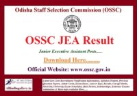 OSSC JEA Result
