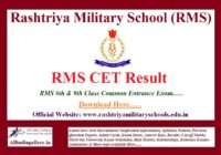 RMS CET Result