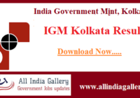 IGM Kolkata Result