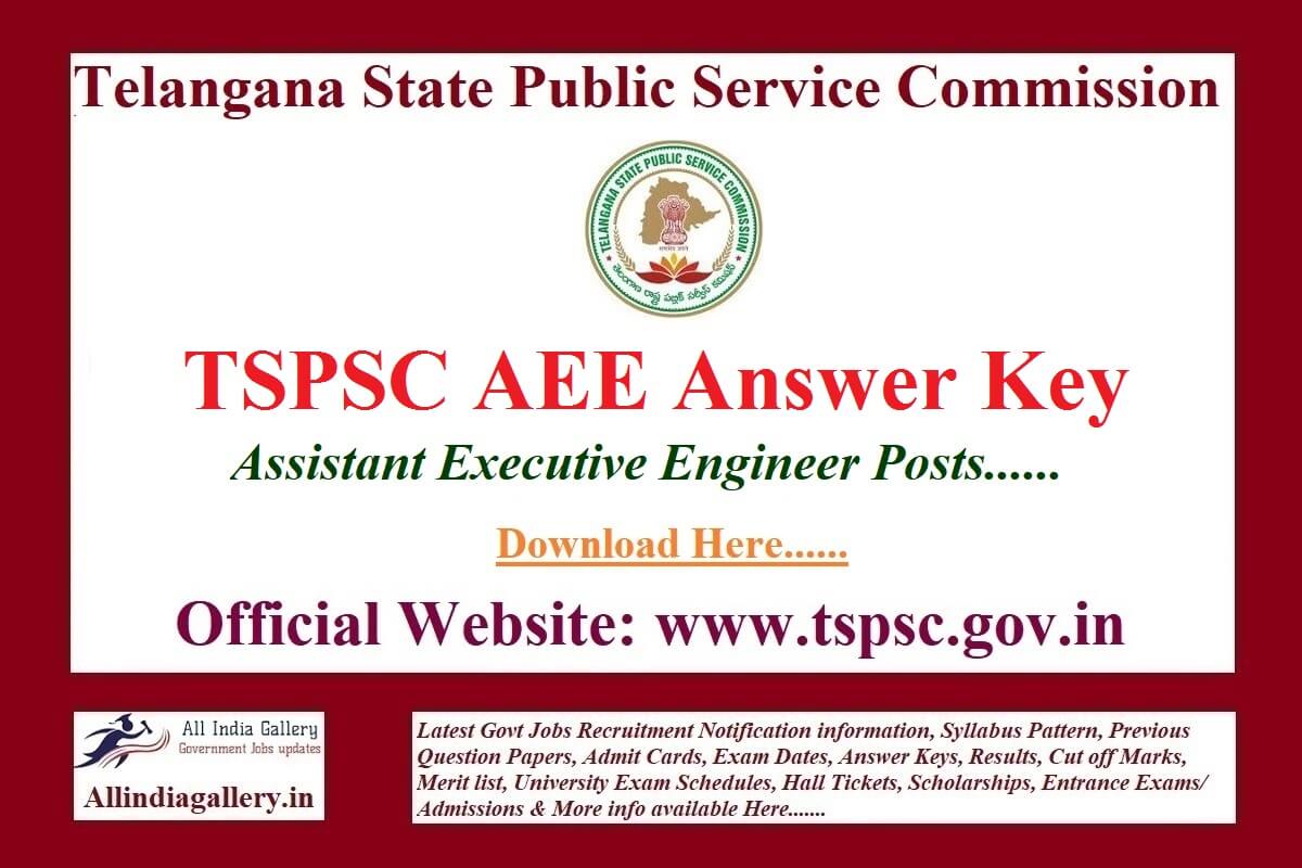 TSPSC AEE Answer Key