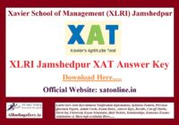 XAT Answer Key