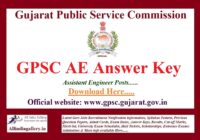 GPSC AE Answer Key