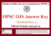 OPSC OJS Answer Key