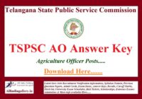 TSPSC Agriculture Officer Answer Key