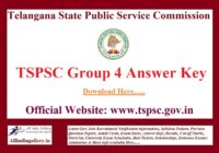 TSPSC Group 4 Answer Key TS Group 4 Answer Key