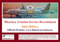 Bhartiya Aviation Service Airport Ground Staff Recruitment