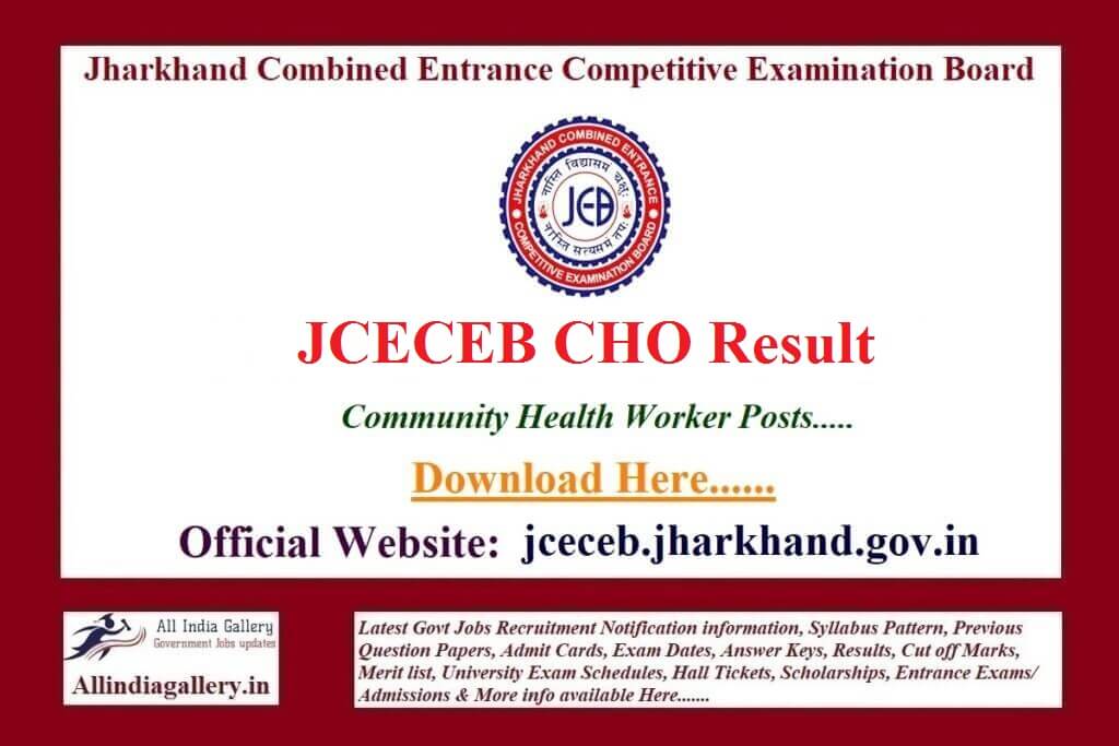 JCECEB CHO Result