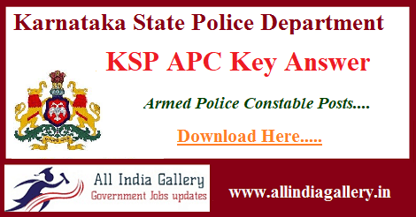 KSP APC Key Answer