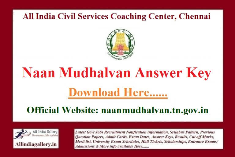 Naan Mudhalvan Answer Key