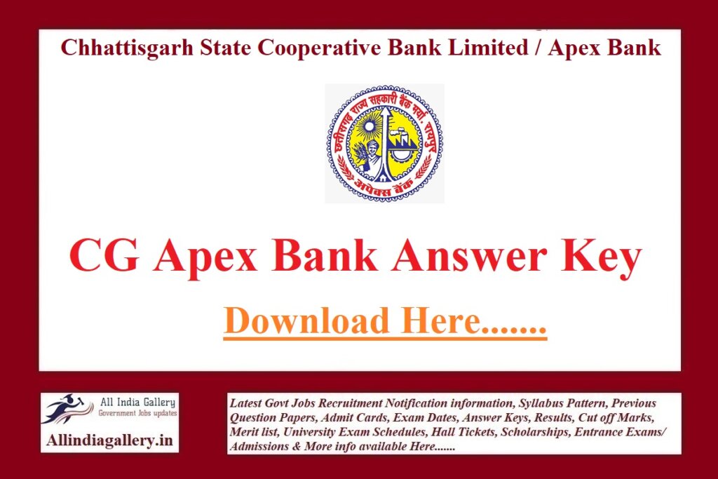 CG Apex Bank Answer Key