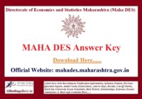 MAHA DES Answer Key