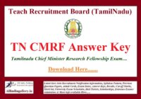 TN CMRF Answer Key