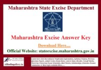 Maharashtra State Excise Answer Key